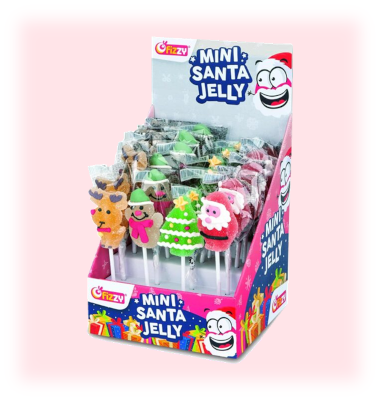 FIZZY MINI SANTA JELLY